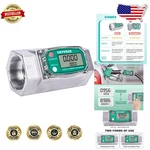 Durable Inch Turbine Flow Meter For Fuel, Water Precise Lcd, 15.8-132 Gpm.... Fixed Price $175.99.
