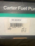 Carter Federal-mogul Fuel Pump M60404. Fixed Price $26.75.