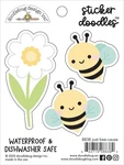 Doodlebug Water Bottle Sticker Doodles-just Bee-cause, Happy. Fixed Price $14.89.