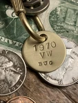 1970 Vw Bug Beetle Volkswagen Key Fob. Fixed Price $13.95.