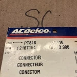 Acdelco PT818 / Gm 12167154 Connector Motor Fuel Pump. Fixed Price $31.88.