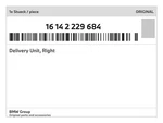 Genuine Bmw Delivery Unit, Right 16-14-2-229-684 New. Fixed Price $581.86.