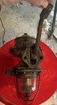 1940-8 Lasalle Cadillac Air Fuel Mechanical Pump Glass Bowl 9089 6806. Fixed Price $240.00.