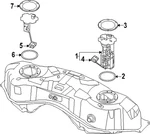 Genuine Nissan Fuel Sender And Hanger Assembly 25060-6GP1A. Fixed Price $127.58.