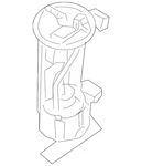 Genuine Nissan Fuel Pump Assembly 17040-ZQ60E. Fixed Price $487.36.