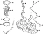 Genuine Nissan Fuel Pump And Sender Assembly 17040-7LG0A. Fixed Price $145.06.