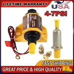 Universal 4-7PSI 5/16" Low Pressure Gas E85 38 Gph Electric Fuel Pump 12V Inline. Fixed Price $26.99.
