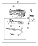 Genuine Mopar Lighting Control Module Kit 68611033AB. Fixed Price $265.50.