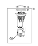Genuine Mopar Fuel Pump/level Unit Module Kit 68643794AC. Fixed Price $294.64.