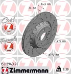 Zimmermann 150.2943.70 Brake Disc For Bmw. Fixed Price $325.13.