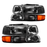 Kac Pair Headlight Assembly For 1999-2002 Silverado / 2000-2006 Suburban Tahoe. Fixed Price $65.99.
