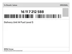 Genuine Bmw Delivery Unit Fuel Level S 16-11-7-212-588 New. Fixed Price $218.80.