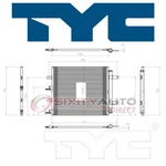 Tyc Ac Condenser For 2012-2013 Jaguar Xkr-s Air Conditioning Heating Wk. Fixed Price $93.06.