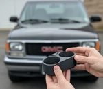 Chevy S10 Blazer 1992-1994 Cupholder Insert Dual Drink Upgrade Black. Fixed Price $20.31.