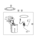 Genuine Mopar Fuel Pump/level Unit Module 52029953AA. Fixed Price $362.25.