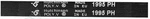 V-belt 00650499, 1995 7 Ph For Bosch Dryer Heat Pump. Fixed Price $113.86.